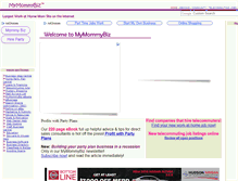 Tablet Screenshot of mymommybiz.com